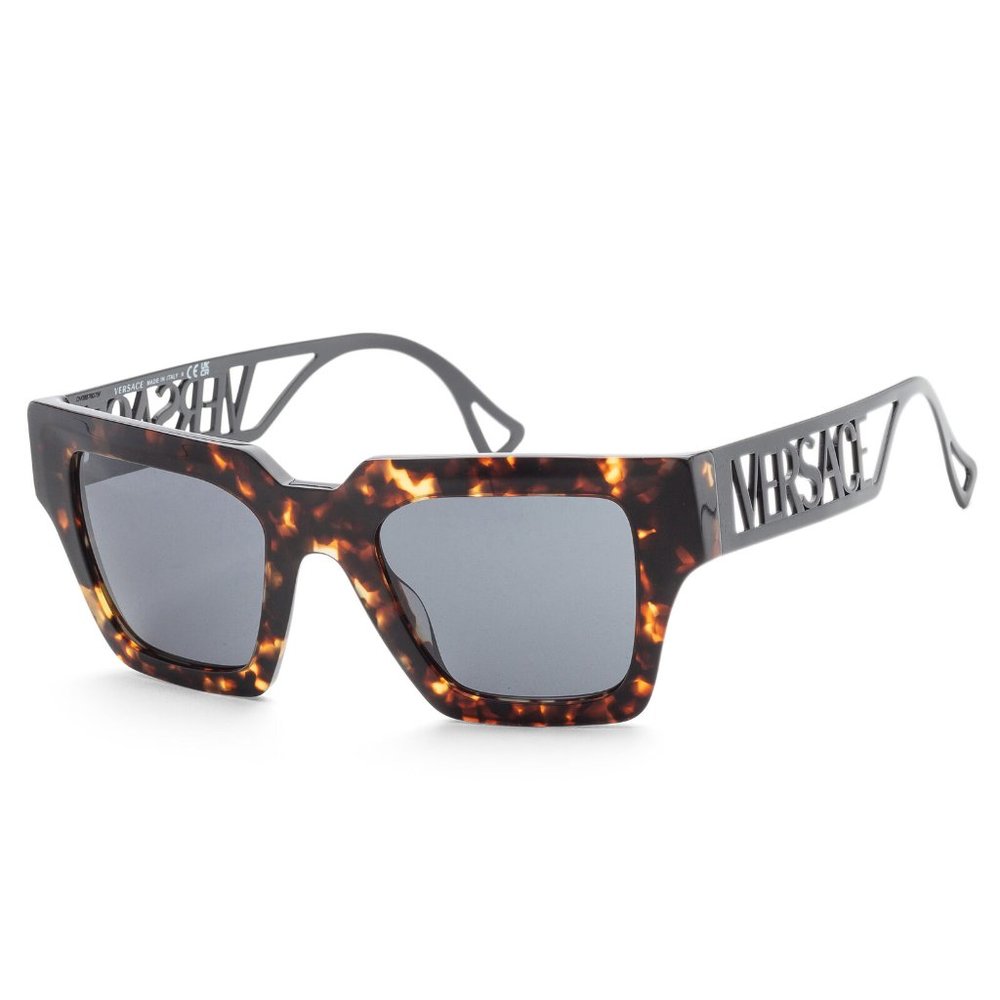 Versace Womens Havana 50mm Sunglasses